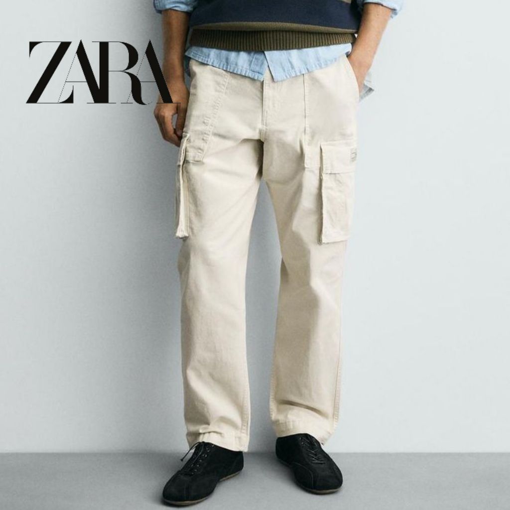 zara dnwr trauser cargo pants