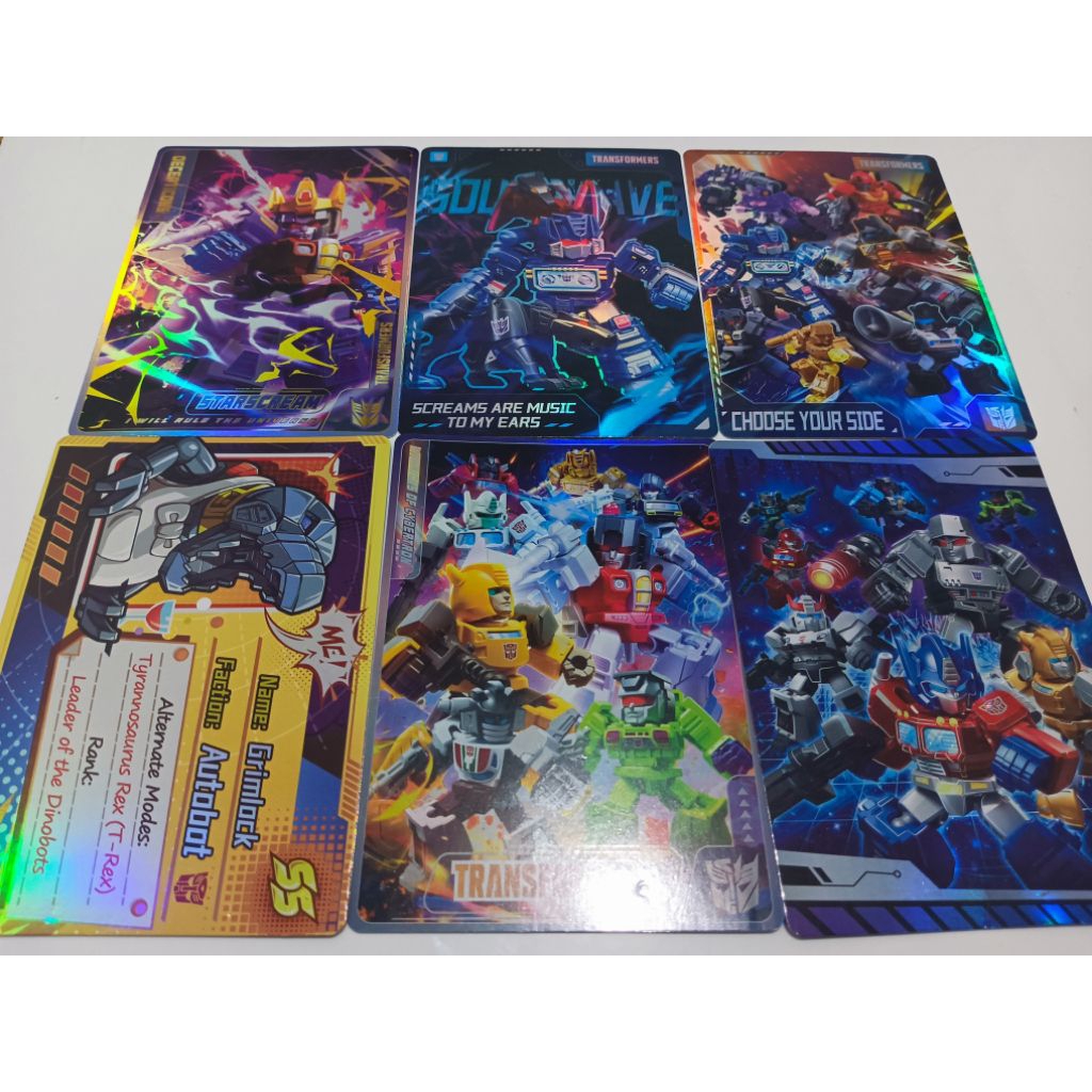 Blokees Card Kartu Transformers GDV Galaxy Defender Version