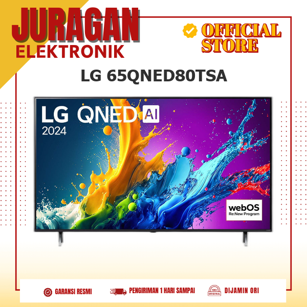 Smart TV LG 65QNED80TSA 65 Inch 4K UHD Qned Nano Ai Think 65QNED80 65QNED