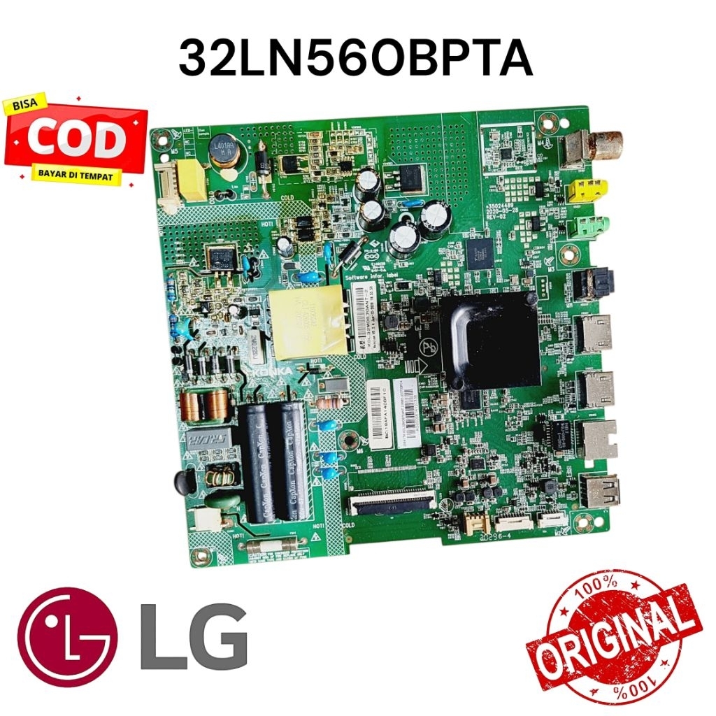 MB MAINBOARD MOTHERBOARD MESIN TV LED LG 32LN56OBPTA -32LN56O BPTA ORIGINAL