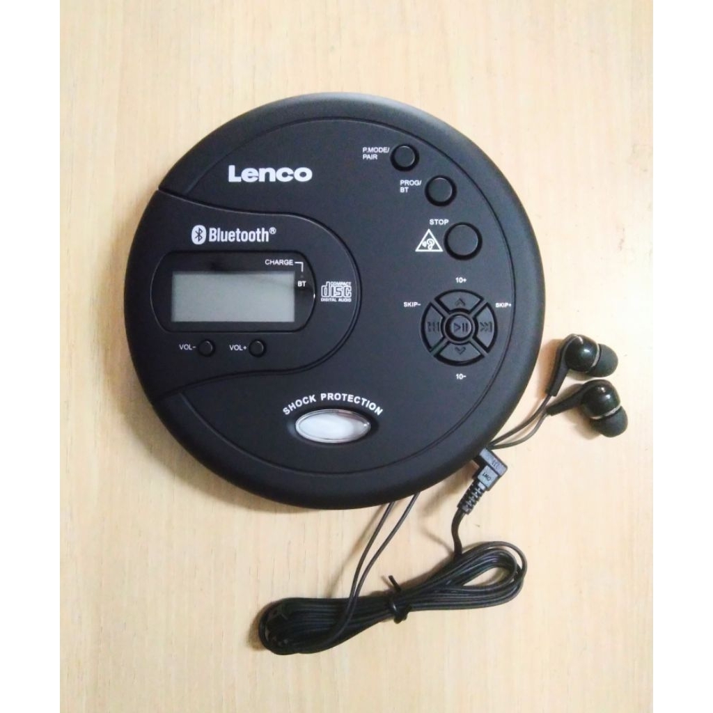 Discman/ Portable CD Player Lenco CD 300 BK