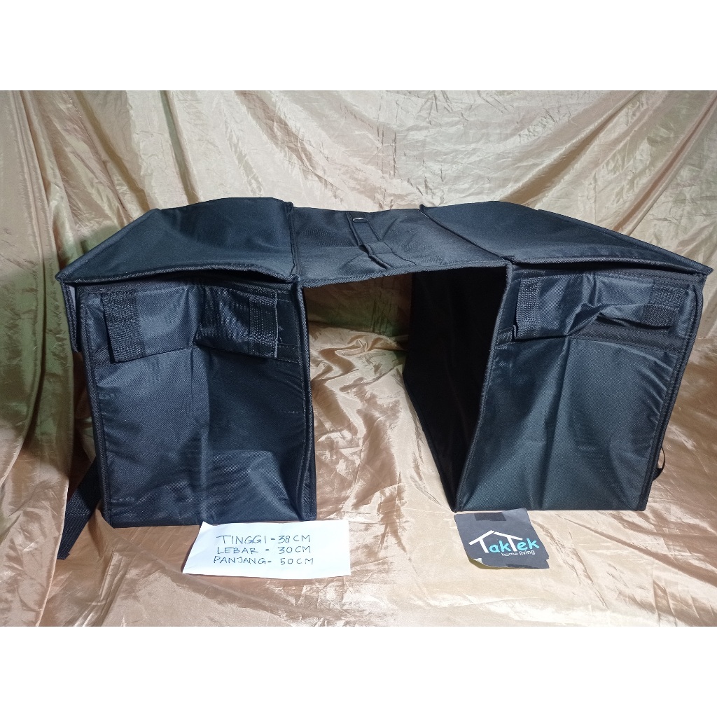 TAS POS SEDANG BIASA MOTOR TEBAL KUAT ANTI AIR MUAT BANYAK AWET KURIR BARANG SALES SELES EXPEDISI SR