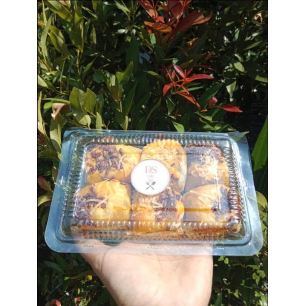 Kue kering Bolen pisang coklat | Bolen pisang toping coklat keju