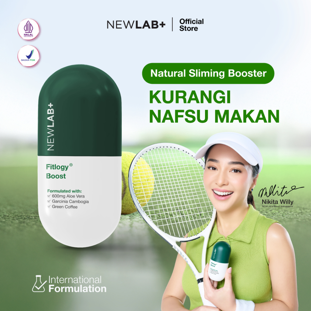 NEWLAB Fitlogy Boost | Slimming Supplement | Minuman Diet | Suplemen Alami untuk Pelangsing Badan 50