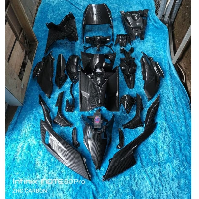 Full body kasar honda vario 125 150 new 2018/2021 carbon wtp carbon celup