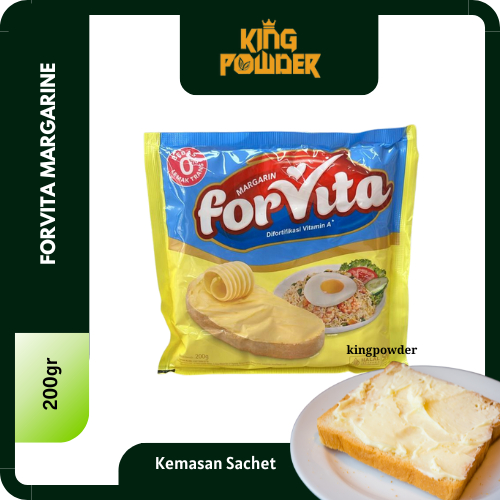 Forvita Margarine Sachet 200gr | Margarin Forvita 200gr