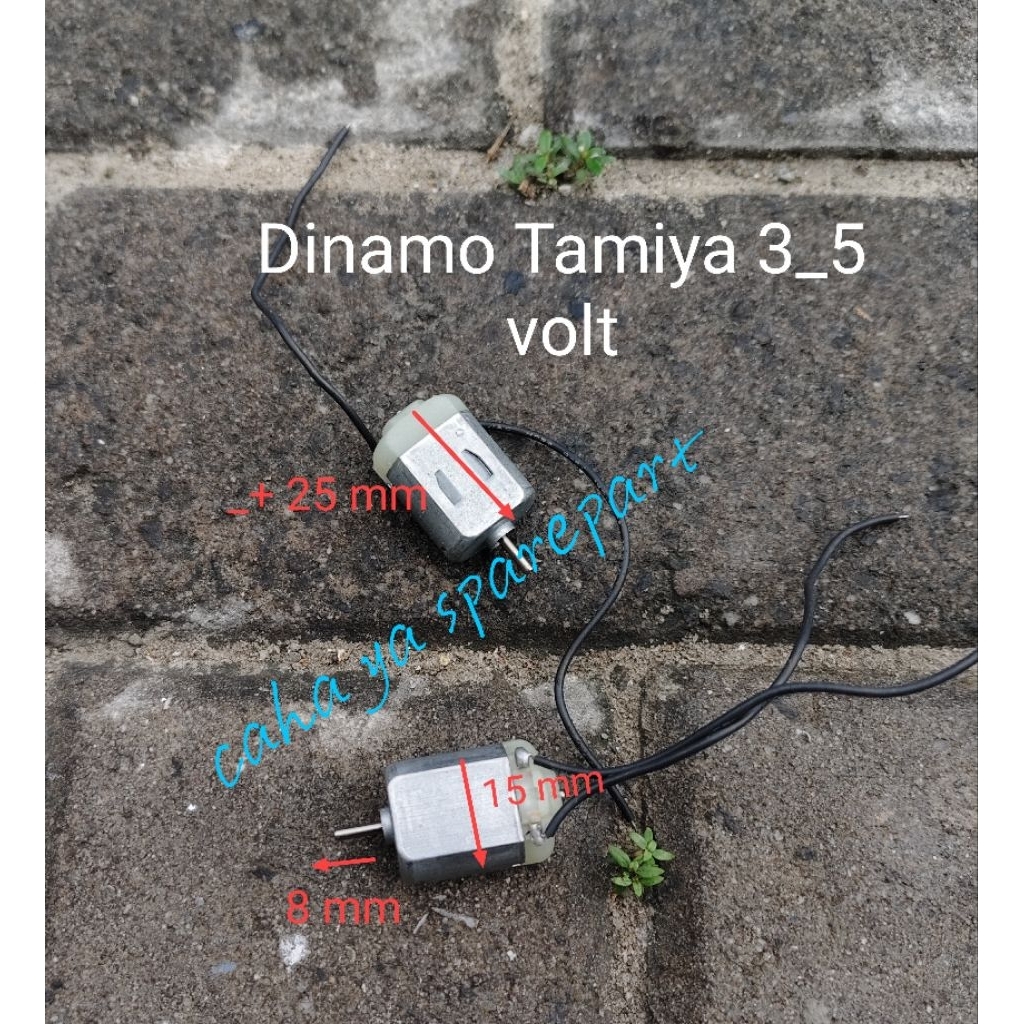 Dinamo motor Dc Tamiya 3-5 volt  Dinamo untk mainan ank", kipas mini, mobil remot Robot dll