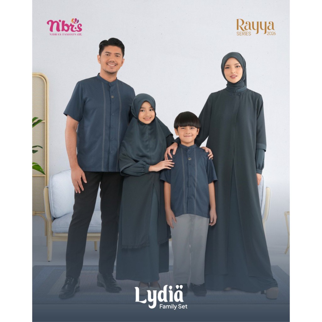 SERAGAM SARIMBIT TOSCA KELUARGA TERBARU 2026 DIARAYYAKU LYDIA TEAL BY NIBRAS NBRS BESTSELLER - BAJU 