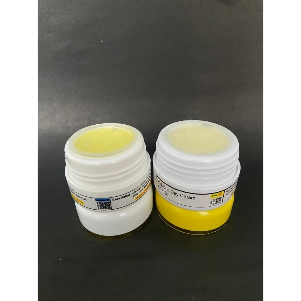 Paket Siang Malam Kelupas / Paket Cream Wajah Kelupas Siang Malam Pemutih Glowing Aman