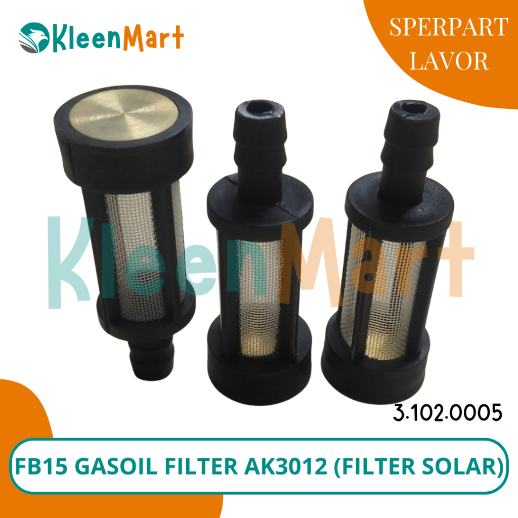 LAVOR SPERPART FB15 GASOIL FILTER AK3012 Filter Solar Khusus untuk Sistem Solar Anda Cocok untuk HIG