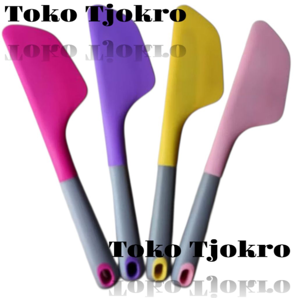 Spatula Silikon Jumbo Pelet Solet Anti Panas Serbaguna