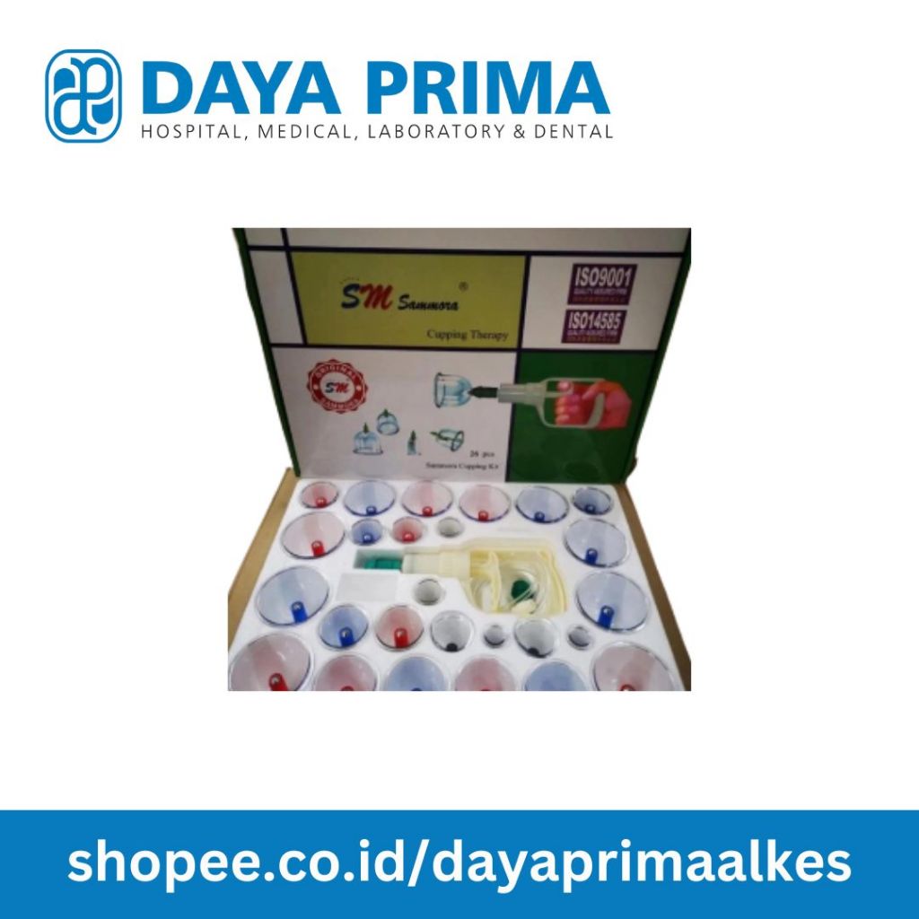 Sammora Alat Bekam isi 12's & 26's // Kop Bekam Sammora