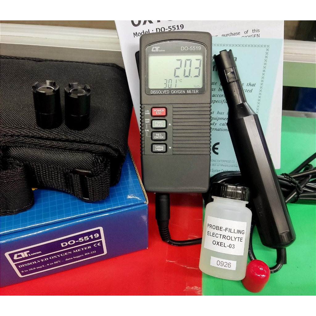 Dissolved Oxygen Meter - alat ukur oxygen terlarut dalam air
