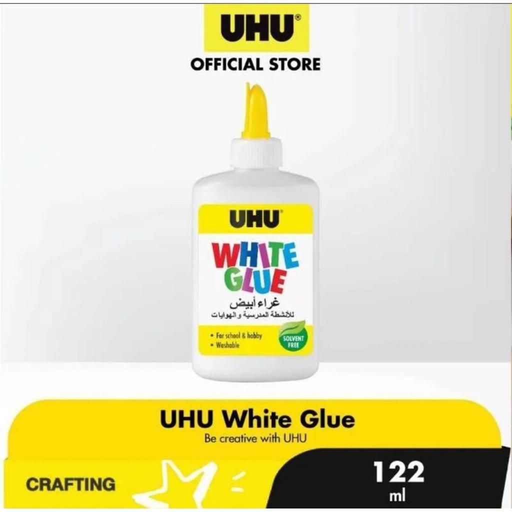 LEM CAIR UHU WHITE GLUE LEM PUTIH 122ML