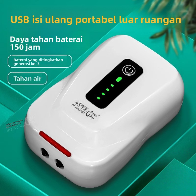 Pompa oksigen portabel Pompa oksigen akuarium Pompa gas kolam renang aquaculture luar ruangan Pompa 