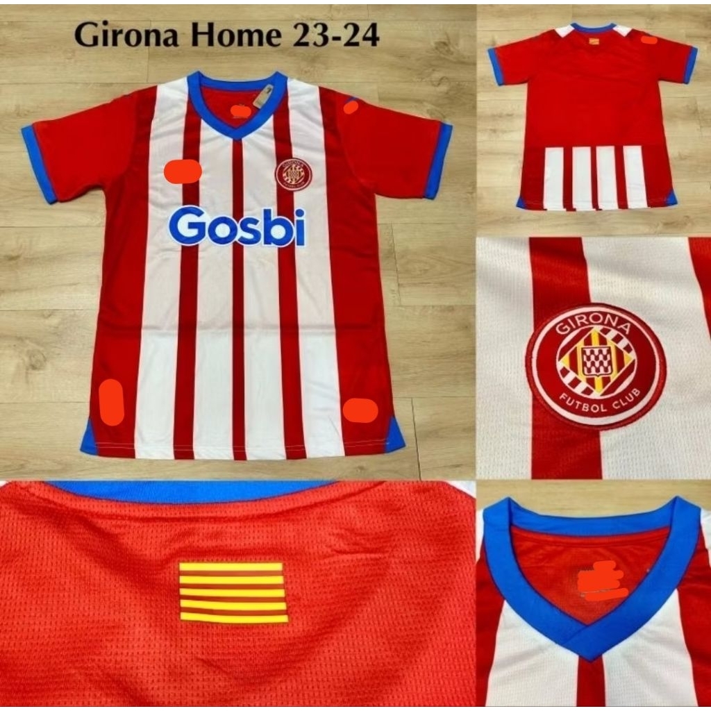 Jersey Bola Girona Home 23/24 GO
