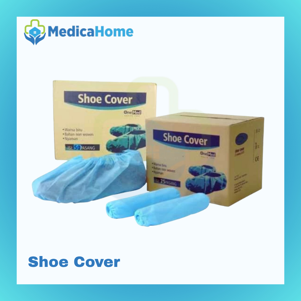 Shoe Cover Onemed | Pelindung sepatu APD | Cover Sepatu