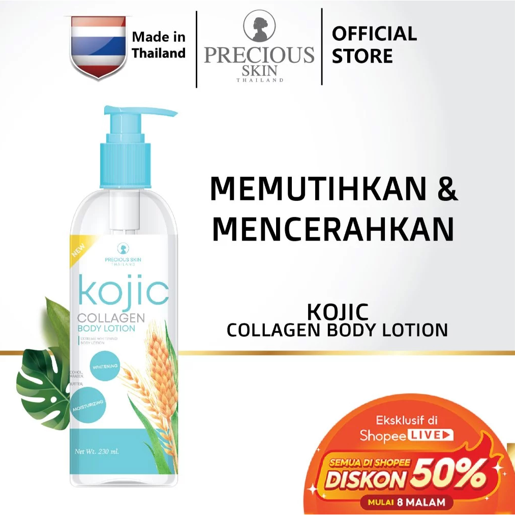 Precious Skin Thailand Kojic Collagen Extreme Whitening Body Lotion / Body Care 230ml