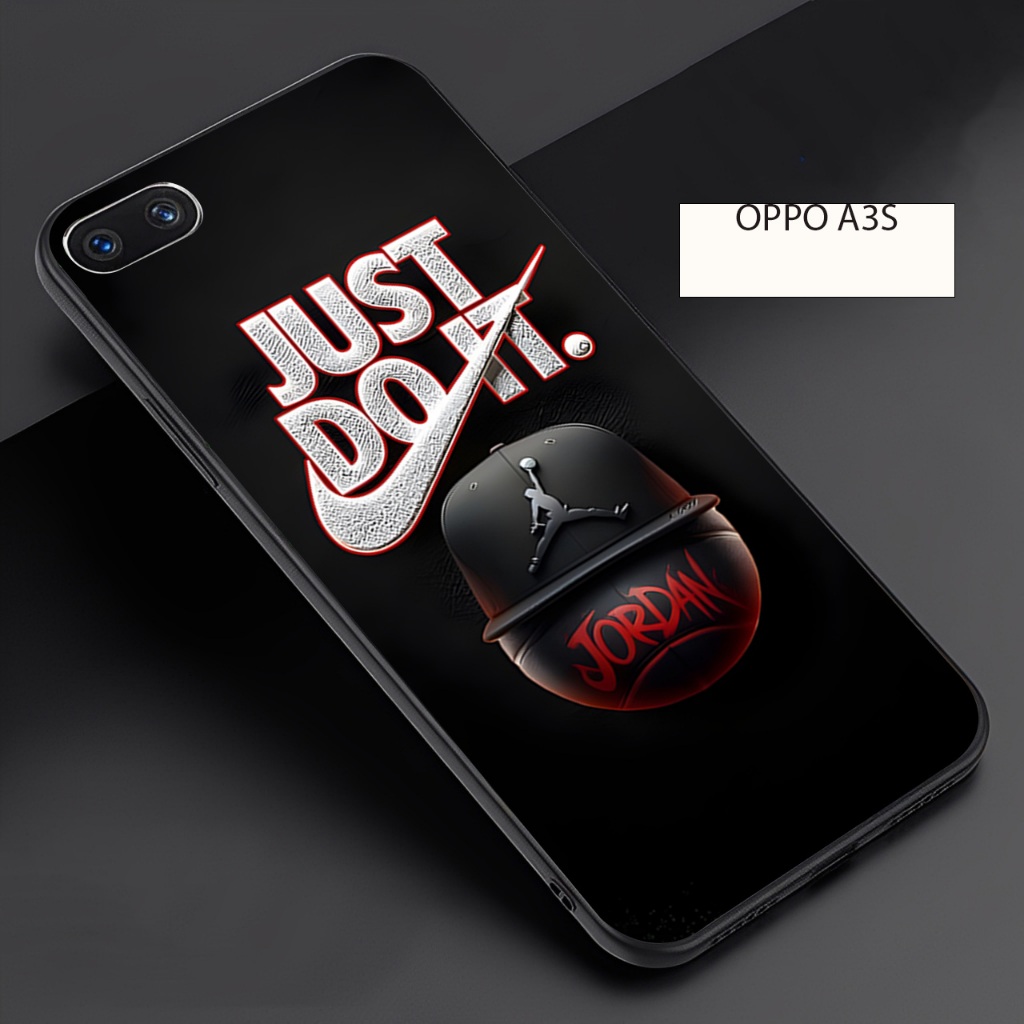 (FC22) Softcase Kaca Glossy For OPPO A3S - Motif Bulls - Casing Anti Pecah Anti Gores dan Kotoran