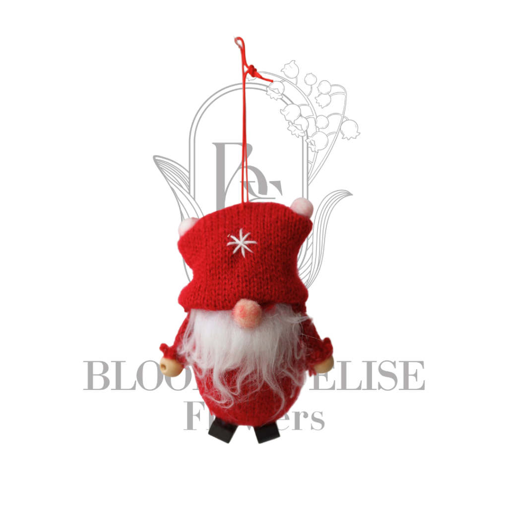 Premium Plush Mini Red Gnome Doll: Boneka Gnome Merah Dekorasi