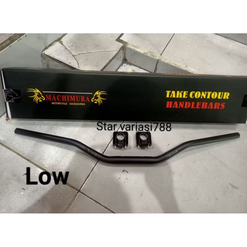 STANG FATBAR MACHIMURA MODEL CONTOUR HIGH - TINGGI PLUS RAISER STANG UNIVERAL