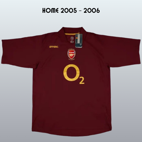 Jersey arsenal home 2005 2006