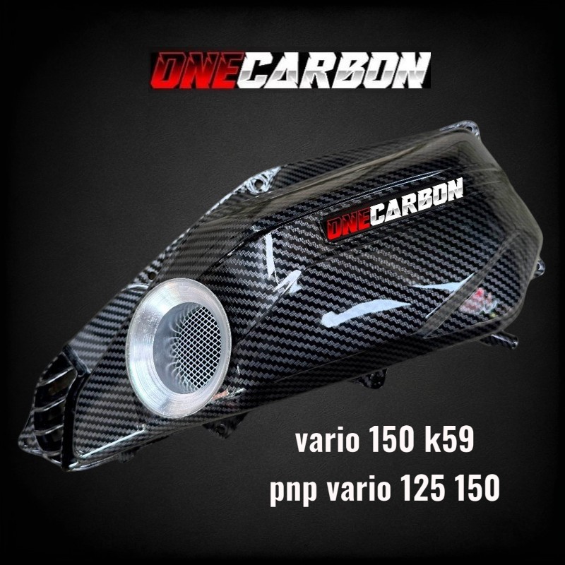 CORONG UDARA TUTUP FILTER VARIO 150 CARBON k59 COCOK UNTUK VARIO 125-150 CC -tutup filter Vario 125 