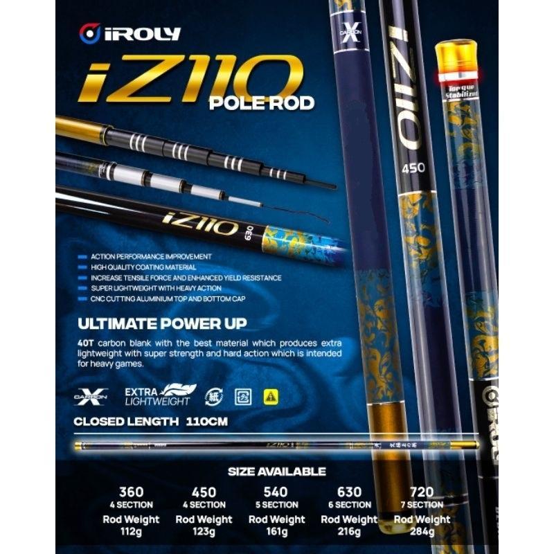 JORAN TEGEK IROLY i SERIES ROS PANJANG CARBON MATERIAL - IROLY IX110, 360
