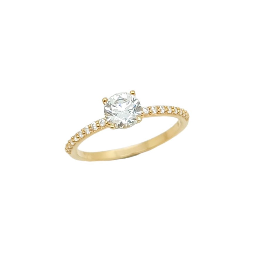 Cincin Stack Ring RI220917 Hala Gold 8K yellow Gold