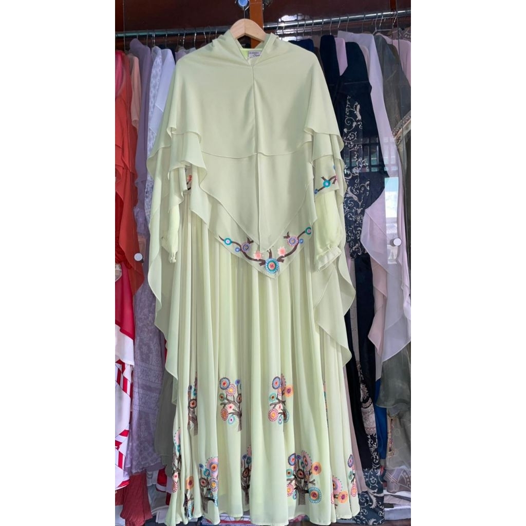gamis set deanara pl like new