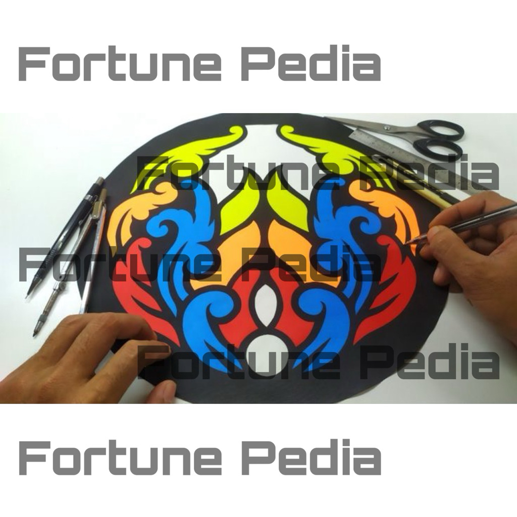 Kain motif layangan naga/sampul motif layangan naga