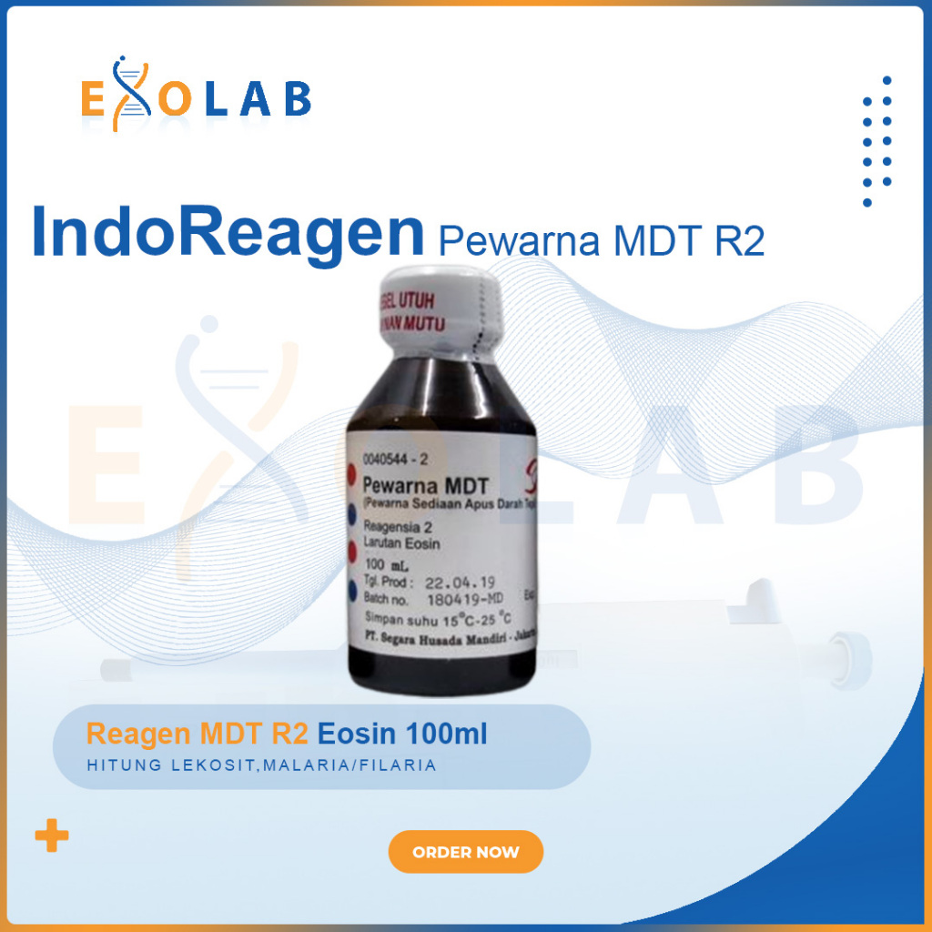 Per Botol - Indo Reagen Pewarna MDT 3x100ml (Methanol, Eosin, Methylene Blue) 100ml