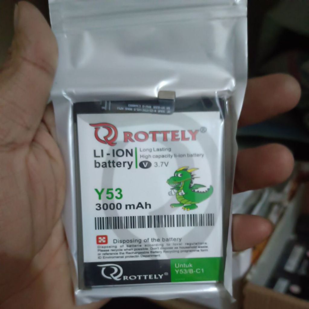 BATERAI DOUBLE POWER ROTTELY VIVO Y53