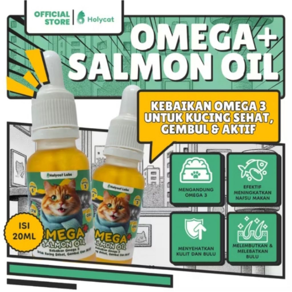 ROYAL CARE OMEGA SALMON OIL 20ML KUCING