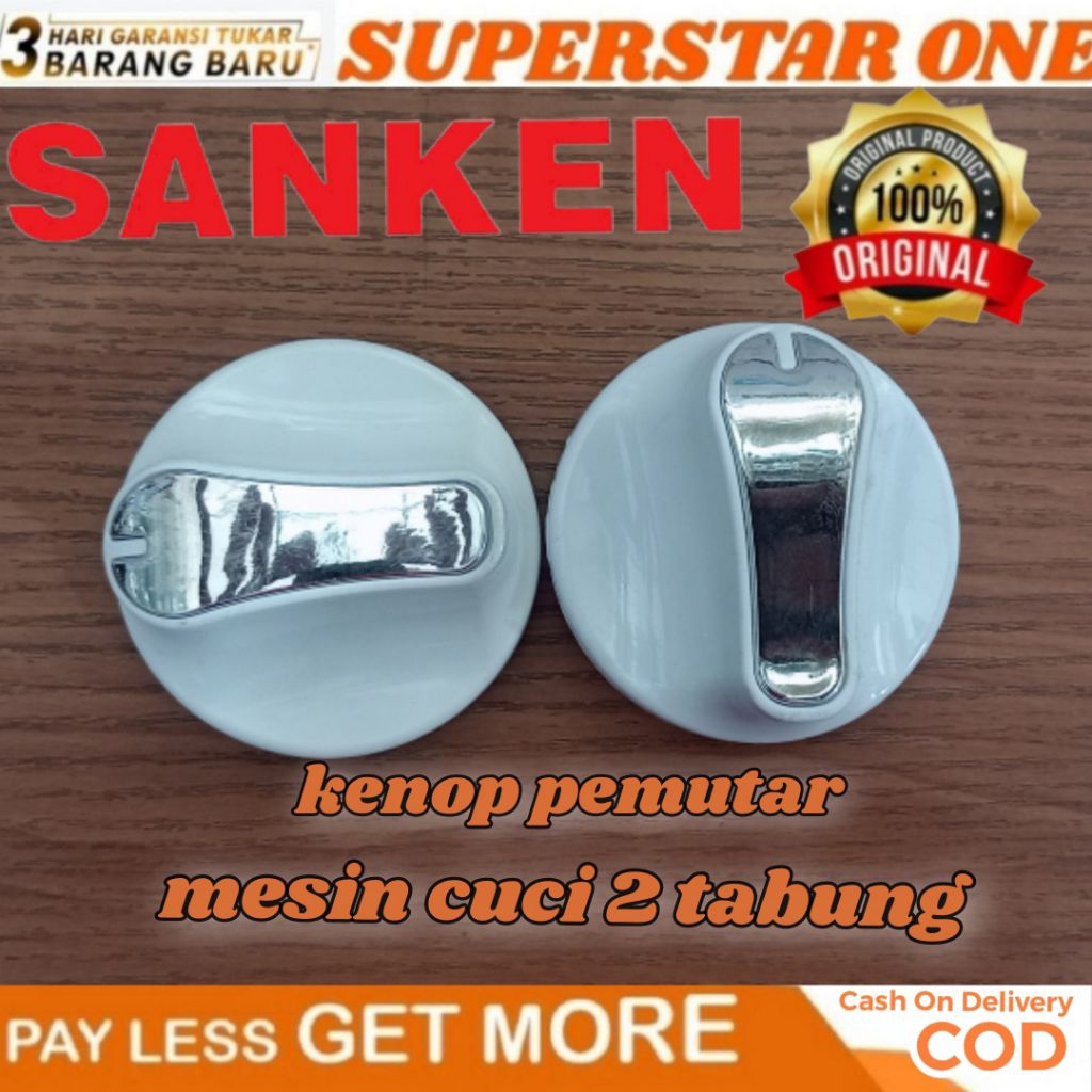 kenop mesin cuci/knop mesin cuci/knob mesin cuci sanken 2 tabung