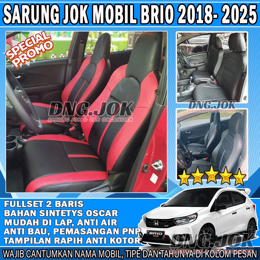 SARUNG JOK HONDA BRIO 2018-2025