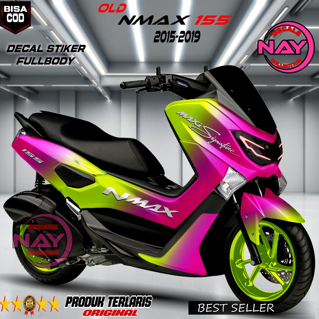 Decal FULLBODY NMAX OLD 2015-2019 Variasi Bunglon/Skotlet Motor NMAX OLD Fullbody Tahan Lama NDC475