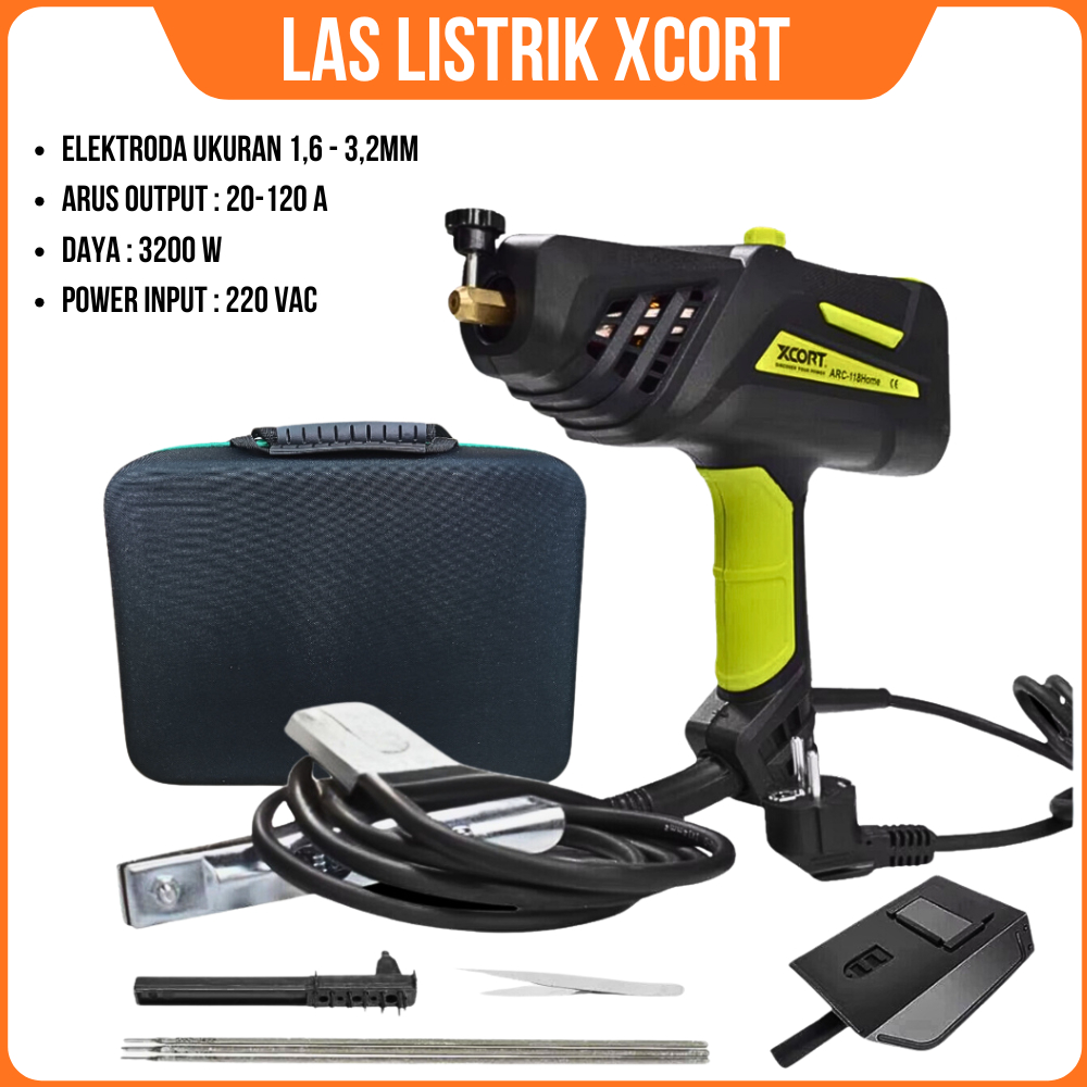 Mesin Las Listrik XCORT Las Gengam 3200 Wat
