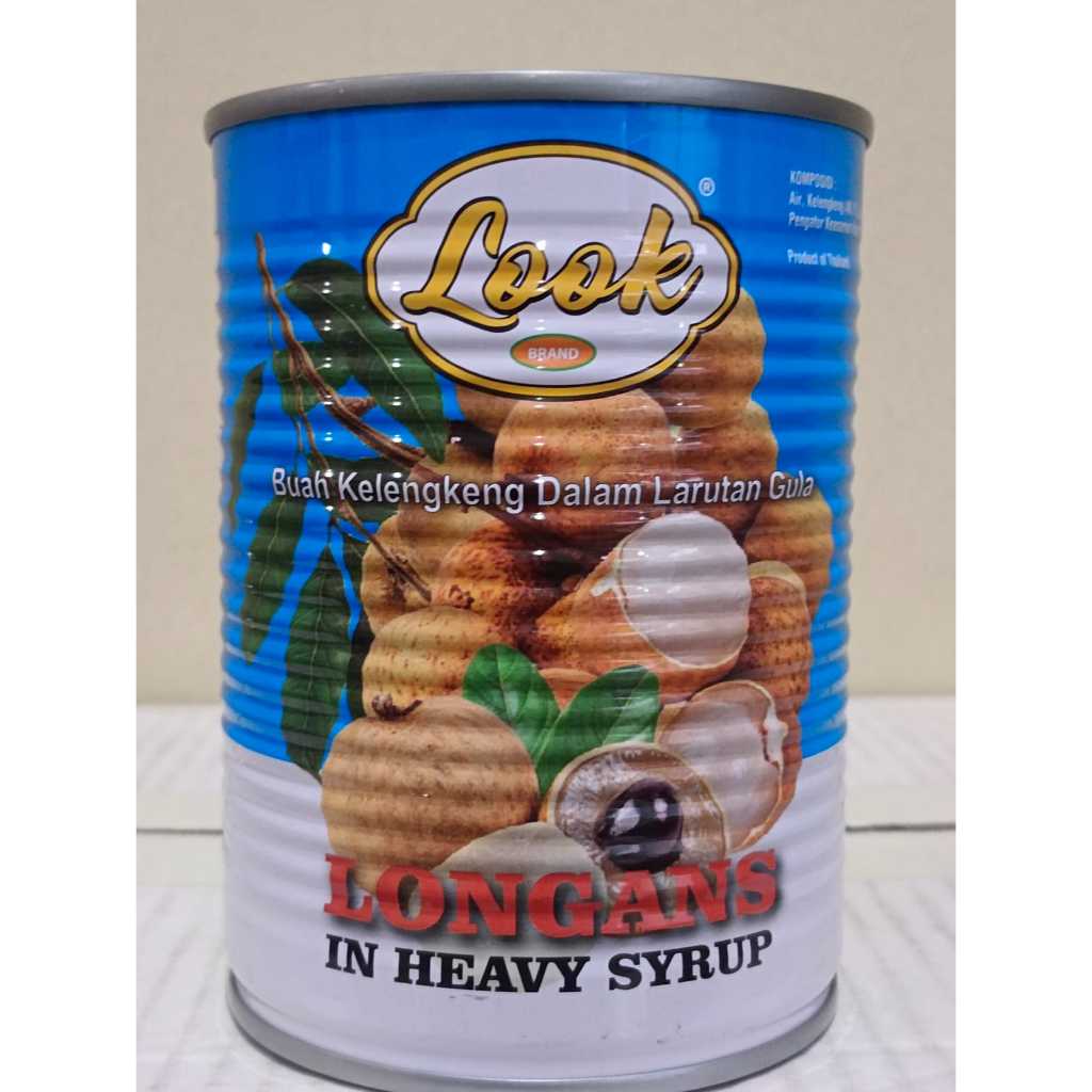 Longans In Heavy Syrup Merek Look Brand Thailand 566 Gram