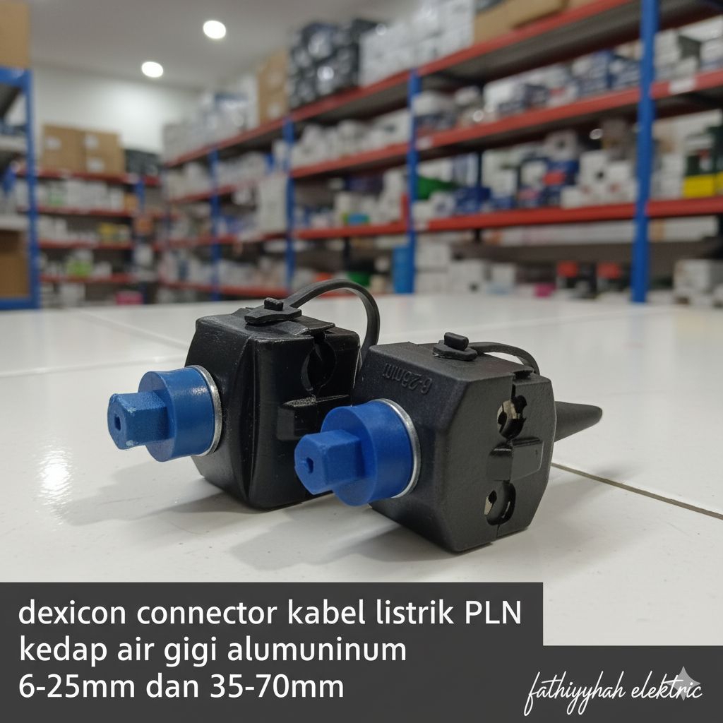 Dexicon Tap Konektor Kabel Listrik PLN SR Kedap Air Gigi Aluminium (Ukuran 6-25mm & 35-70mm)