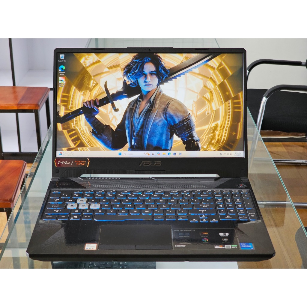 ASUS TUF Gaming F15 FX506HC Intel Core i7 gen 11 Ram 16 GB Nvidia RTX 3050 144 Hz Gaming dan Desain 