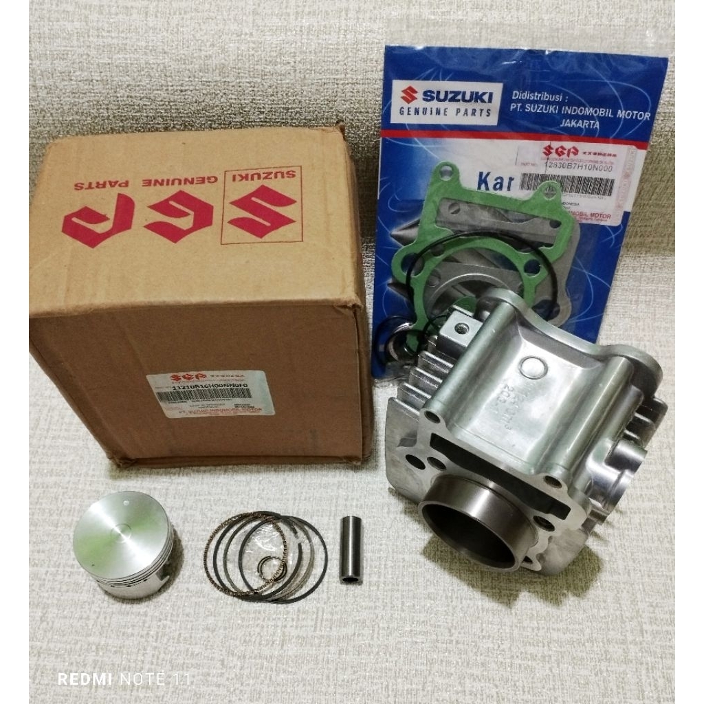 BLOK SEHER KOMPLIT+TOPSET SHOGUN 125 LAMA, SHOGUN 125 FL/RR (BLOK+TOPSET)