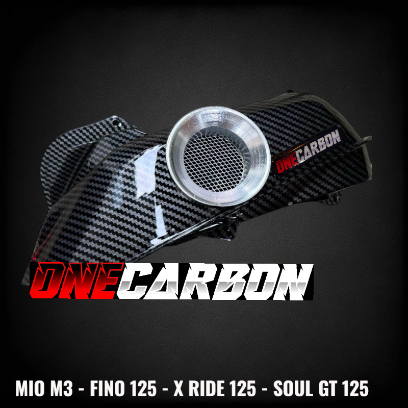 CORONG UDARA TUTUP FILTER MIO M3 CARBON DAN POLOS CORONG RAPAT Mio M3 125 Mio s z soul GT 122 x ride