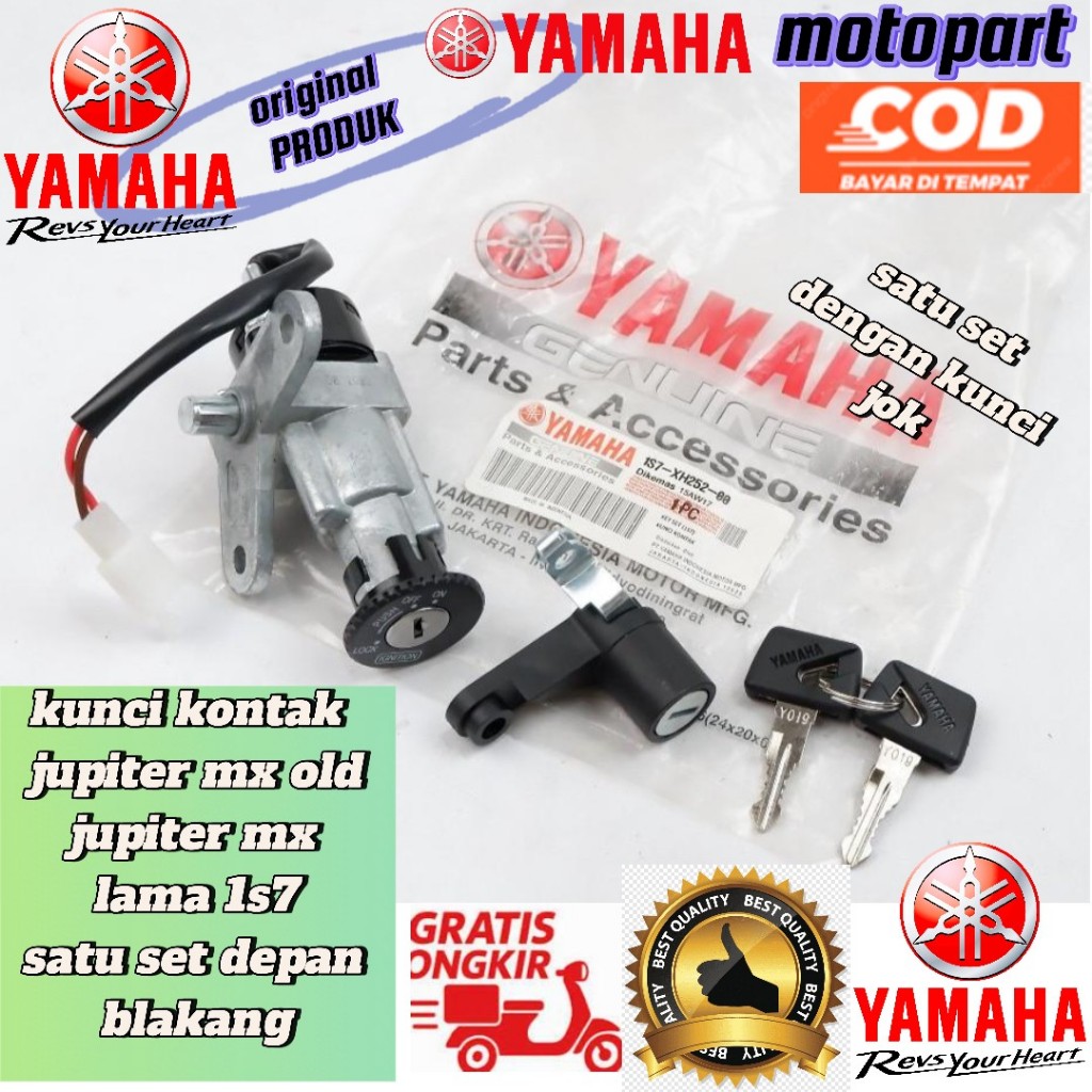 Kunci kontak  jupiter mx lama  Kontak mx old  Kunci Kontak Yamaha Jupiter MX old 1 Set Kodepart1S7