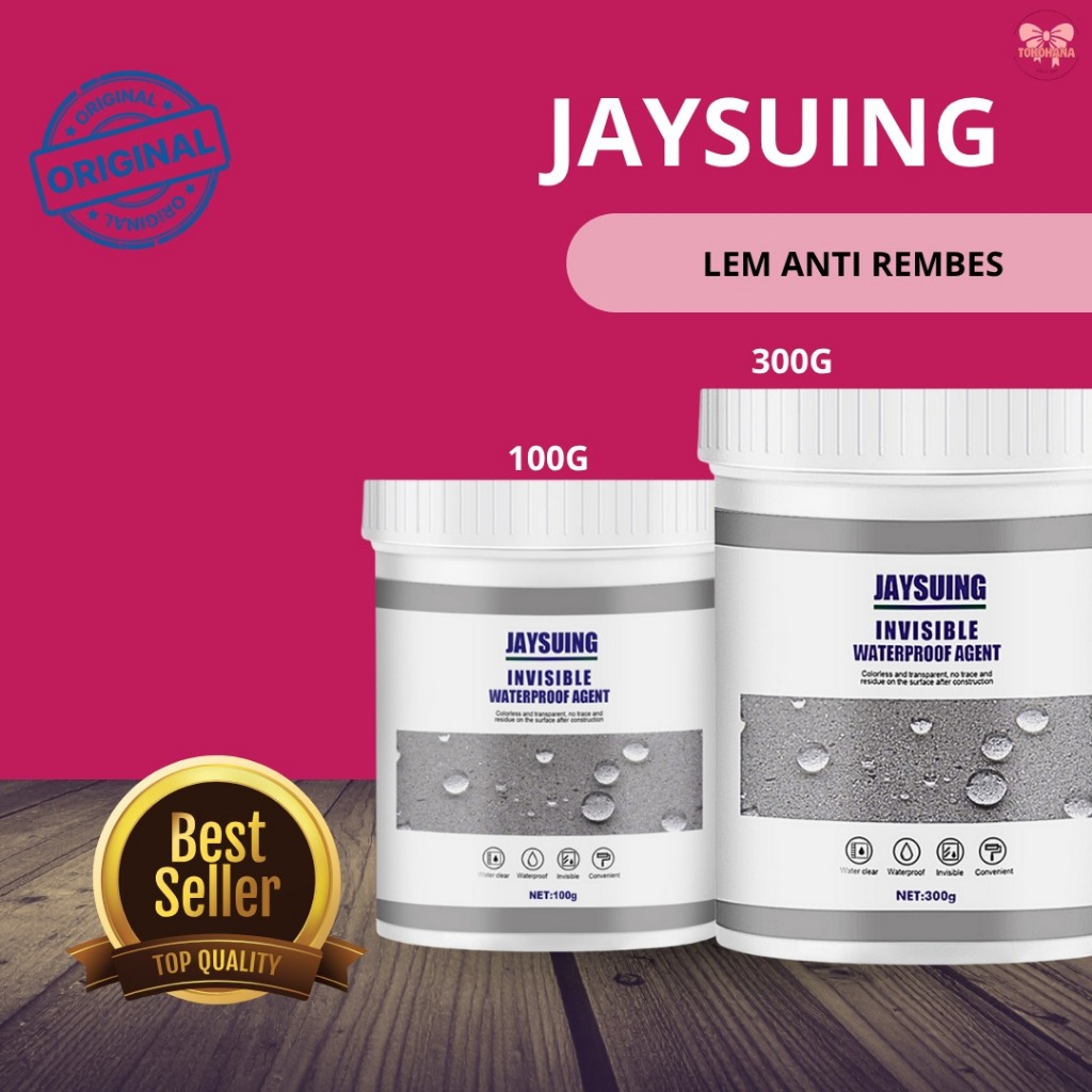 Jaysuing Lem Sealant Gel Aquaproof Anti Bocor Rembes Air Pelapis Penambal Perekat Transparant Bening