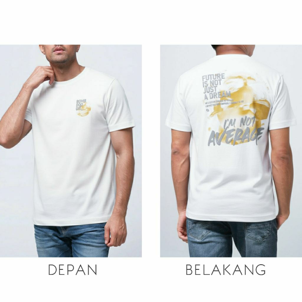 Bombboogie 100% Original T-shirt Pria Original Bombboogie