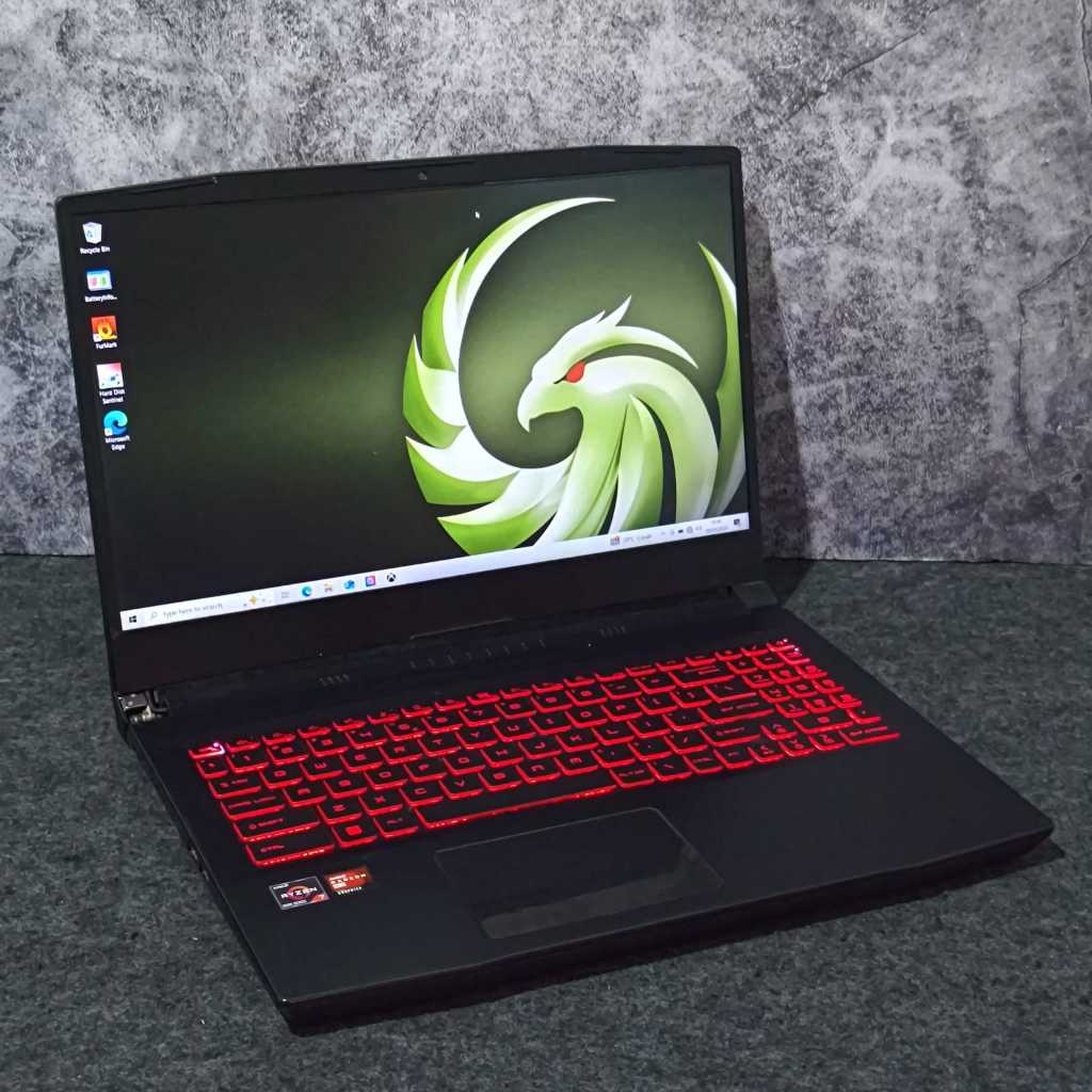 MSI Bravo Ryzen 7 5800H VGA RX 5500M RAM 8GB / Laptop seri 15-B5DD / SSD 512GB / VGA Setara RTX 2050