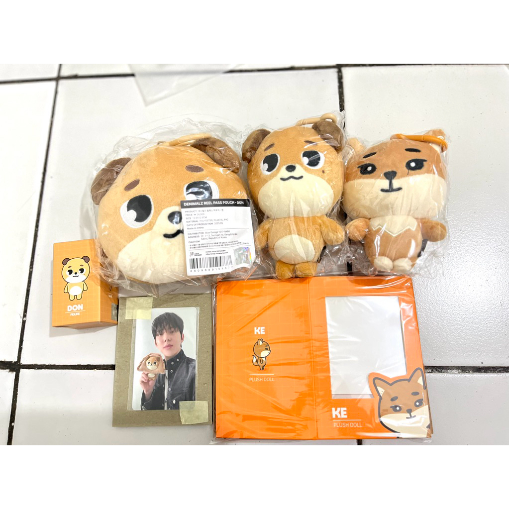 denimalz plush 2024 Don kke rell pass pouch don figure don merch day6