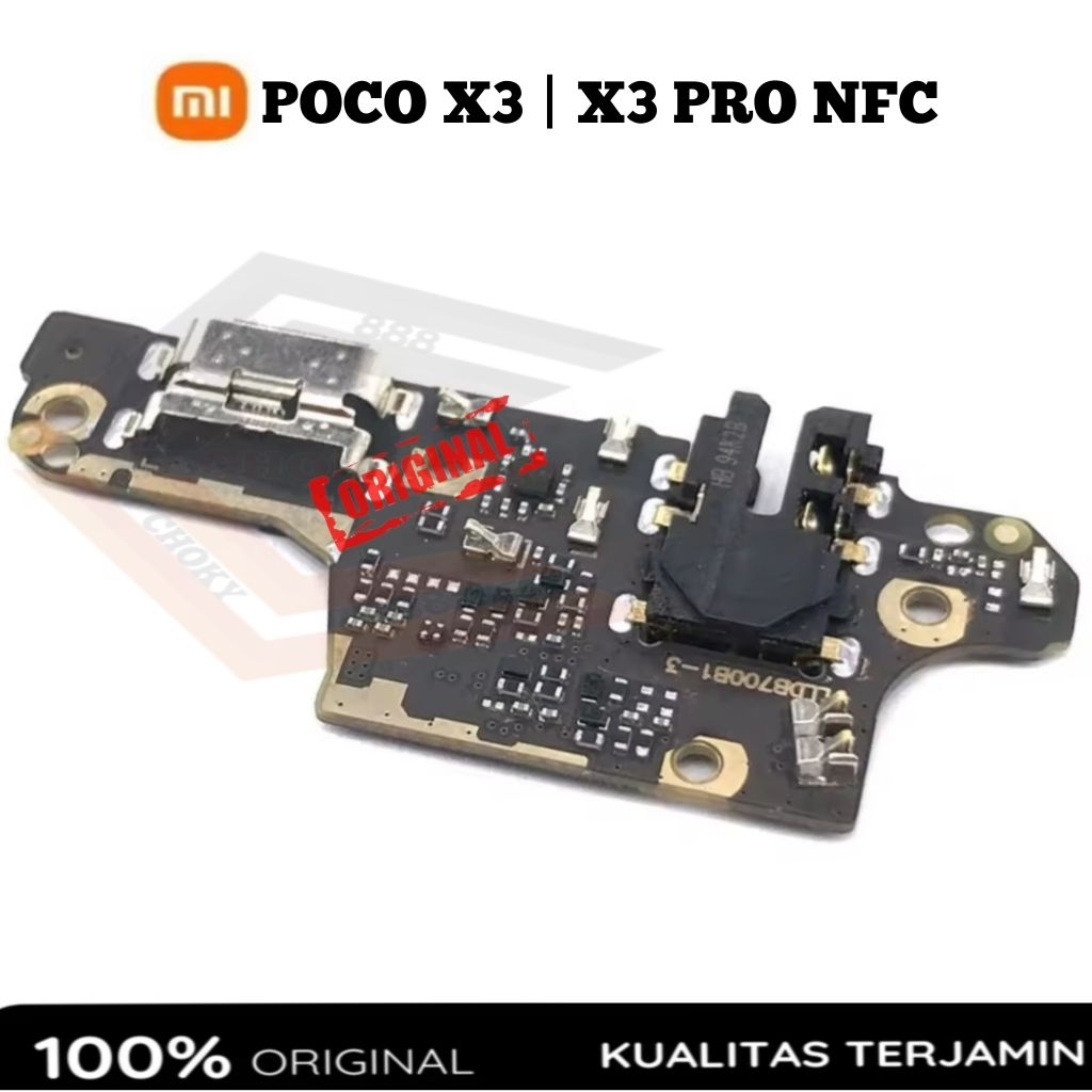 PAPAN CAS XIAOMI POCO X3 / X3 PRO / X3 NFC ORI CONNECTOR CHARGER PAPAN KONEKTOR CAS FLEXIBLE CAS XIA