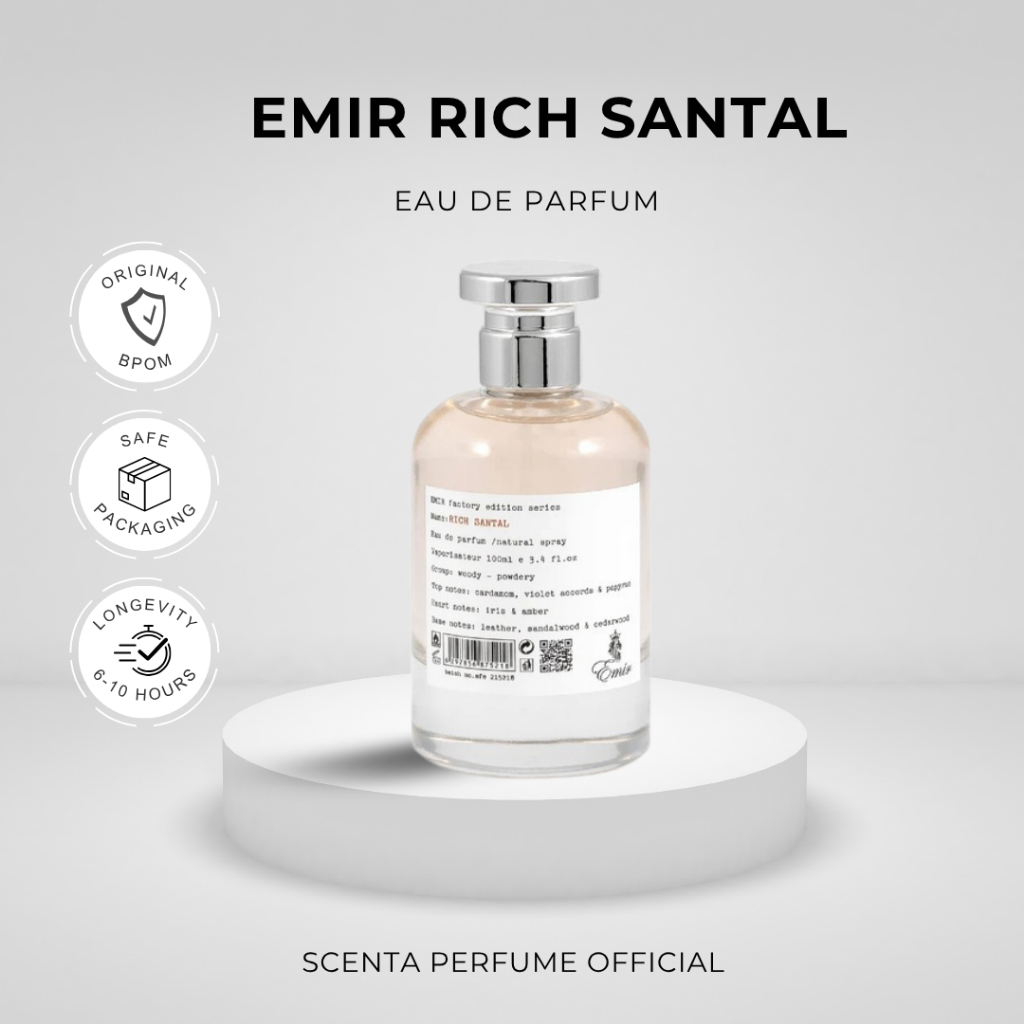 Paris Corner Emir Rich Santal Eau de Parfum 100 ML Parfum Unisex